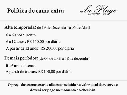 a screenshot of a cell phone screen with a document at La Plage Residence in Garopaba