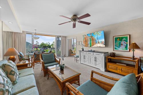 Posezení v ubytování Maui Kaanapali Villas A303