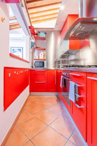 Una cocina o cocineta en Penthouse with private elevator in the Historic Center