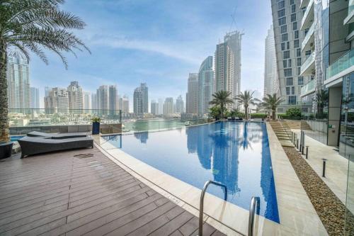 High-Floor Elegance | 1-Bedroom with Marina Views