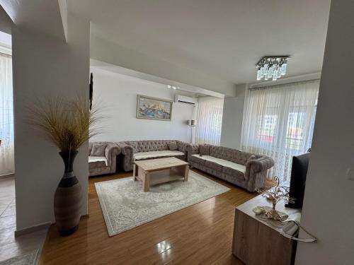 Posezení v ubytování Apartament Skopje