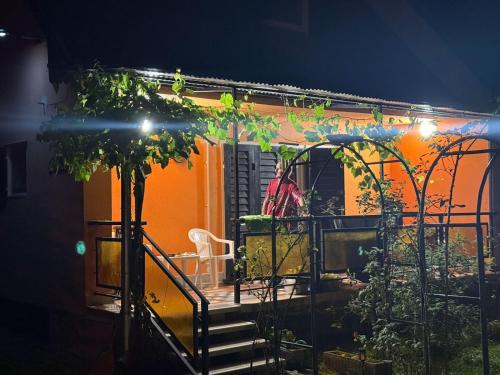 Zahrada ubytování Gerbera Apartman