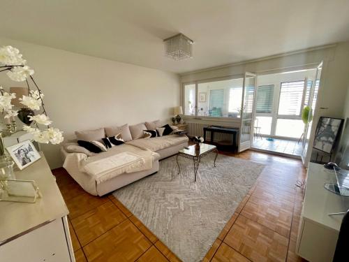 Posezení v ubytování Luxury apartment
