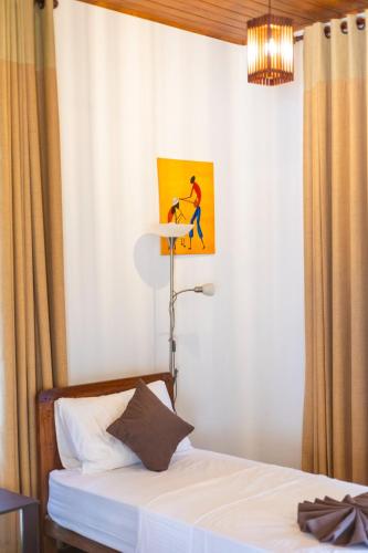Lavinrich Hotelにあるベッド