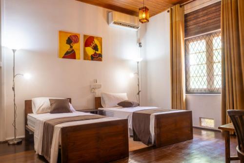 Lavinrich Hotelにあるベッド