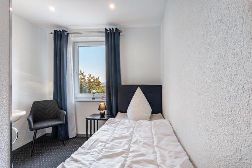 Postel nebo postele na pokoji v ubytování Haus Fürstenberg