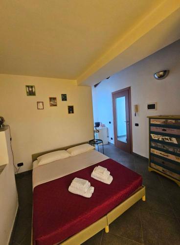 Letto o letti in una camera di Palazzetto dei Priori