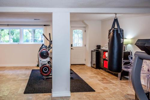 Das Fitnesscenter und/oder die Fitnesseinrichtungen in der Unterkunft Nature Oasis Mar Suite