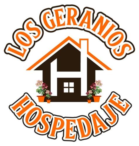a logo for a house with the words german residential at Los Geranios Hospedaje in Tota