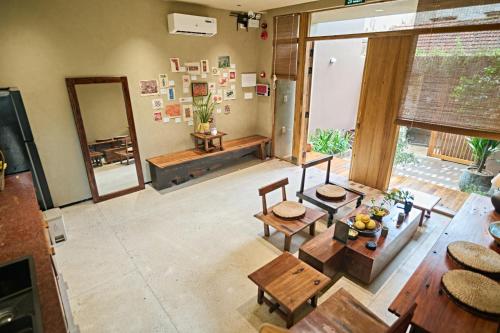 Et tv og/eller underholdning på La Hiên boutique stay