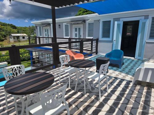 Ein Balkon oder eine Terrasse in der Unterkunft 2 PALMAS STR
