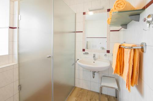 Koupelna v ubytování Grainmeister