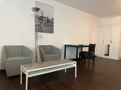 Χώρος καθιστικού στο AR Bouitique Hotel Kempten