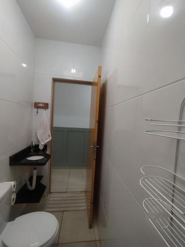 Koupelna v ubytování Casa em Sorocaba