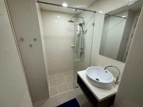 Koupelna v ubytování Sea saran Condominium - Modern & nature Studio