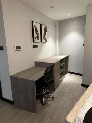 TV a/nebo společenská místnost v ubytování Elegant Space