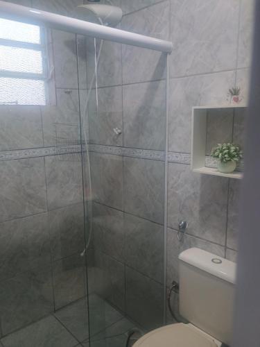 Koupelna v ubytování Apto aconchegante para descansar 03