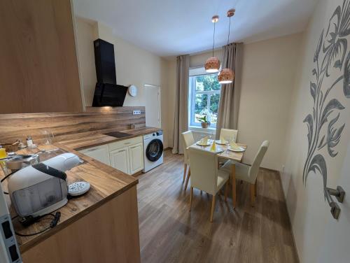 Coin salon dans l'établissement Apartmány penzion Jasmín