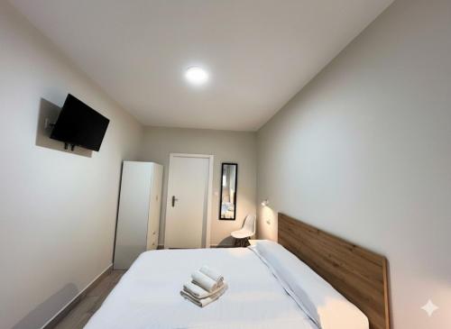 Katil atau katil-katil dalam bilik di Hostal Pompeya Merida