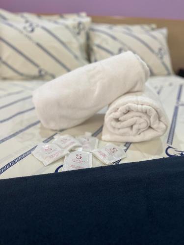 Postel nebo postele na pokoji v ubytování Hotel Stela