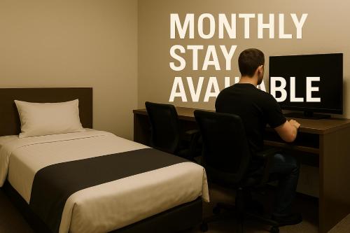 Μια τηλεόραση ή/και κέντρο ψυχαγωγίας στο Sky Heart Hotel Koiwa
