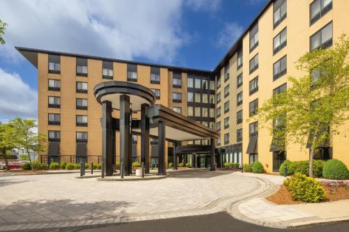 a rendering of a building with a courtyard at Courtyard Boston-South Boston in Boston