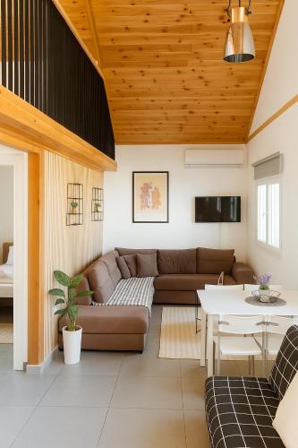 Χώρος καθιστικού στο Casa Porto