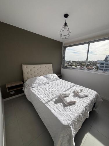 Giường trong phòng chung tại Mirador 360