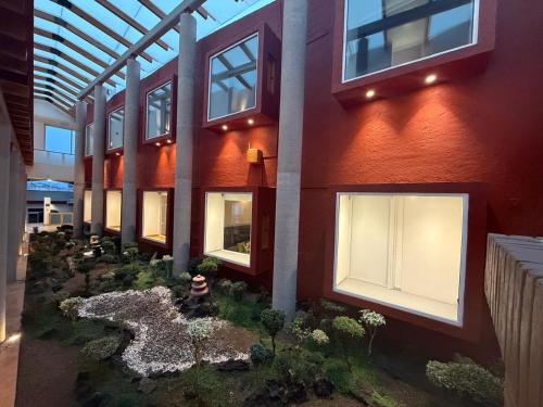 Κήπος έξω από το ANUIES Valle de Bravo HOTEL y CONVENCIONES