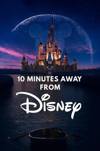 a poster for a disney movie with a castle at Modern Studio with Exterior Independent Entrance in Orlando