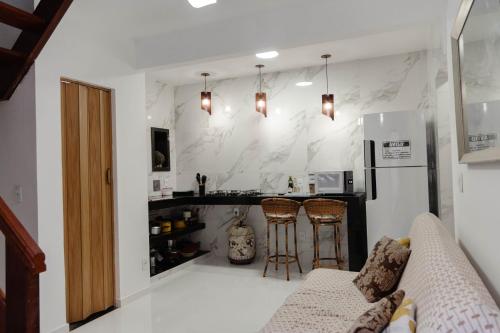 Dapur atau dapur kecil di Casa em arraial do cabo