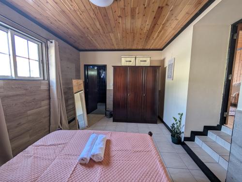 Кровать или кровати в номере Janela da Aldeia