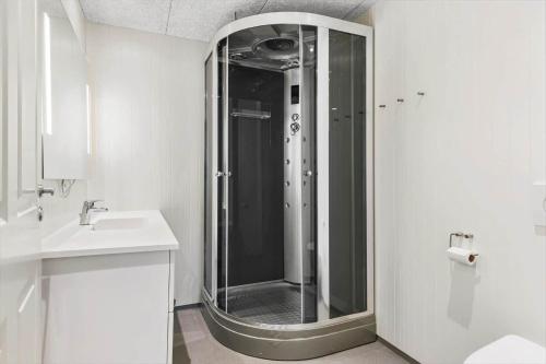 Koupelna v ubytování TV1636-Skagen-Skovbrynet-10-st