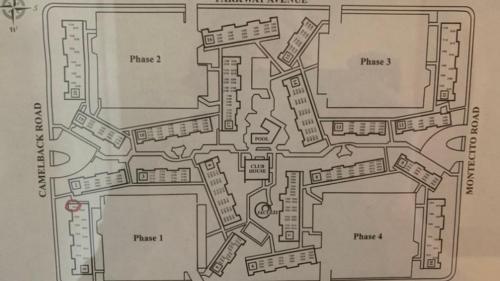 Pelan lantai bagi Hip and Comfy Condo in Hub of Old Town Scottsdale
