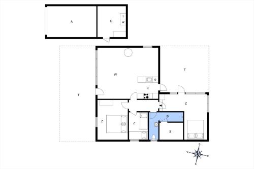 a house with a viewfourth floor plan at TV1595-Skagen-Kaeruldvej-23 in Skagen
