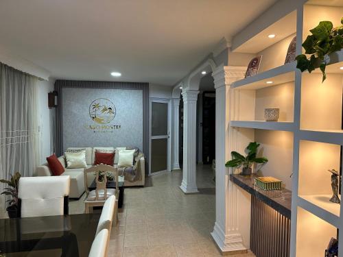 Zona de estar de CABO HoSTEL