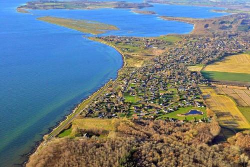 an aerial view of a town next to the water at SL245-Rude-Fuglevaenget-20 in Rude