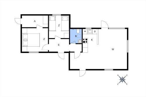 a floor plan of a house at K19070-Eskebjerg-Marsvej-3 in Eskebjerg