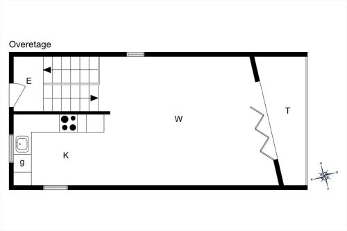 a floor plan of a bathroom with a shower at 20123-Samso-Maarup-Havn-7-A in Nordby