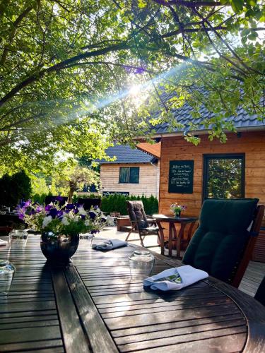 Jardín al aire libre en Wolfstein - Le Boutique Hotel