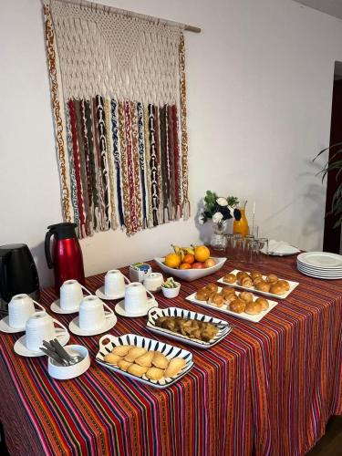 Comida en la casa de huéspedes o alrededores