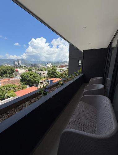 Zona d'estar a Escalon apartment