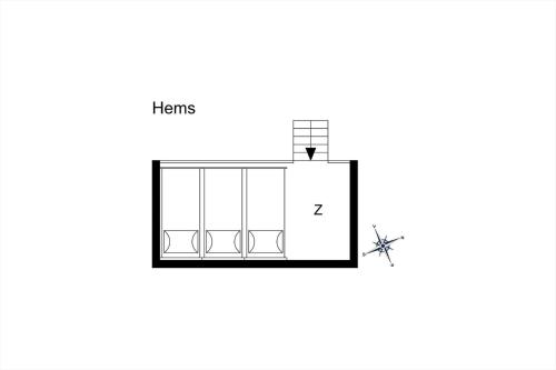 a floor plan of a house with two floors at AE298-Aeroskobing-Rosenstraede-36 in Ærøskøbing