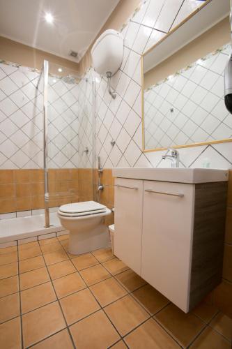Koupelna v ubytování Hotel la Fenice