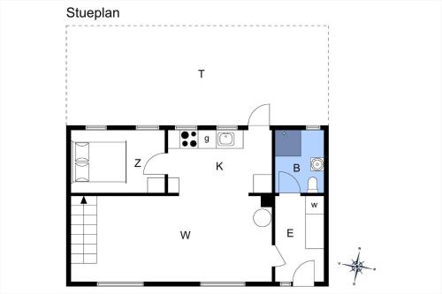 a floor plan of a house at AE202-Marstal-Baggarde-8 in Marstal