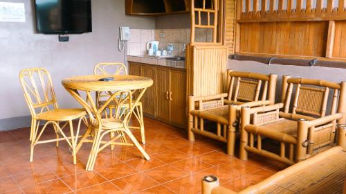 Kuchyň nebo kuchyňský kout v ubytování Dawal Beach Resort