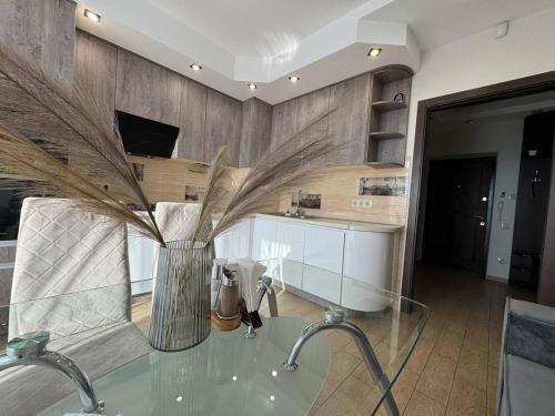 O zonă de relaxare la Apartment - Dzhordzha Vashynhtona