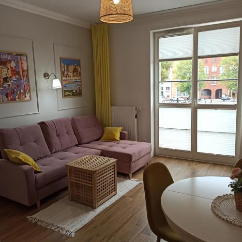 Χώρος καθιστικού στο Apartament na Starówce