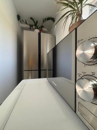 Ein Bett oder Betten in einem Zimmer der Unterkunft Pecslux
