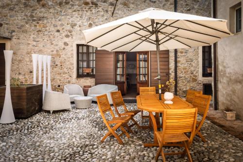 O zonă de relaxare la Relais Della Corte